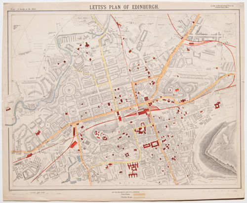 Plan of Edinburgh 1884-1887